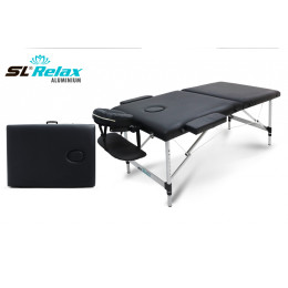 Массажный стол складной Aluminium чёрный BM2723-1 - Start Line 