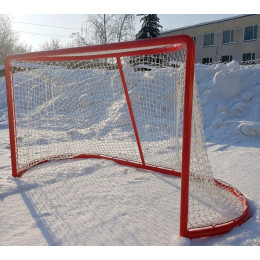 Ворота хоккейные профессиональные 183х122см (+съёмные шпильки)