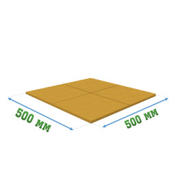 Покрытие для тиров 500x500x43мм, комплект - Target